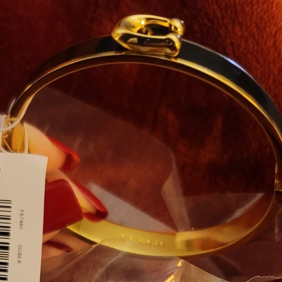 Coach Signature Bangle/ BNWT/Gorgeous - Picture 2 of 4